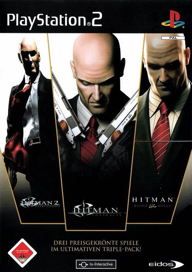 Hitman Contracts [Platinum] box art for Playstation 2